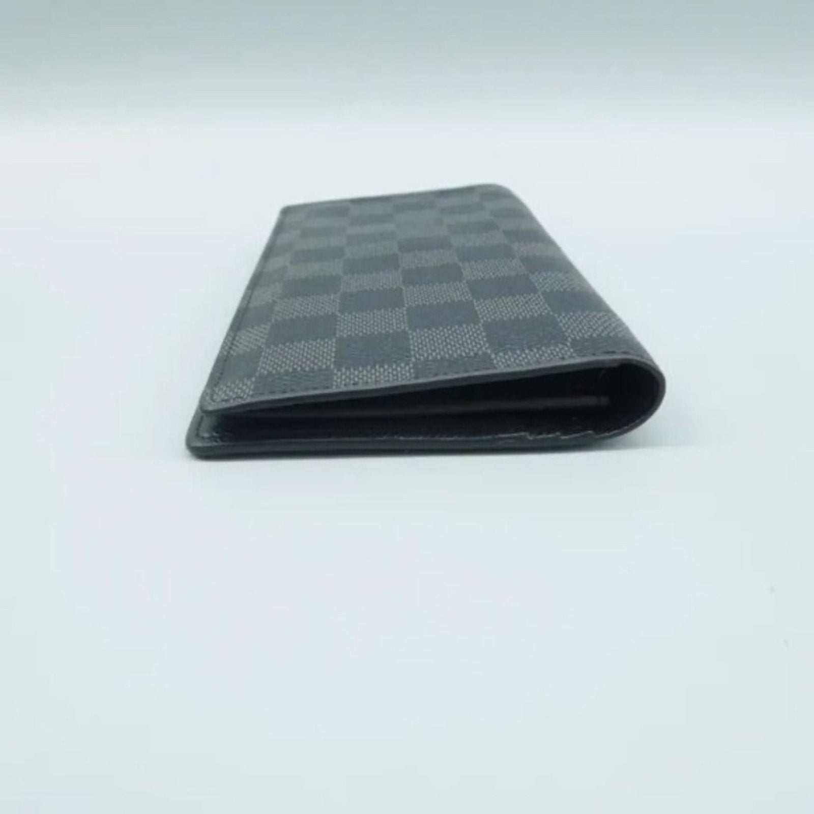 Louis Vuitton Brazza Black Damier Graphite Canvas Wallet