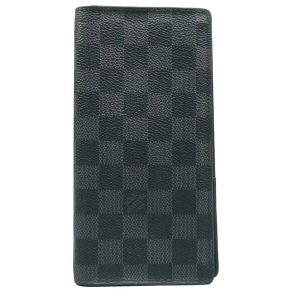 Louis Vuitton Brazza Black Damier Graphite Canvas Wallet
