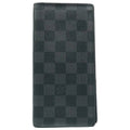 Louis Vuitton Brazza Black Damier Graphite Canvas Wallet