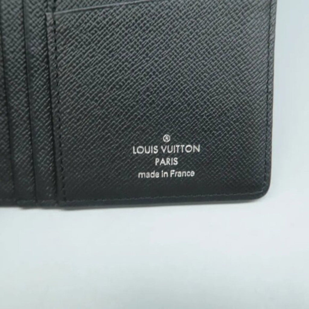 Louis Vuitton Brazza Black Damier Graphite Canvas Wallet