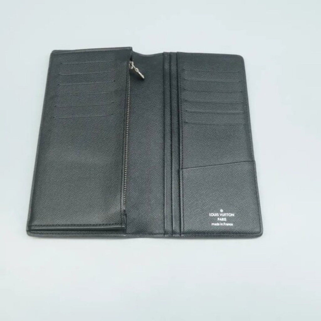 Louis Vuitton Brazza Black Damier Graphite Canvas Wallet