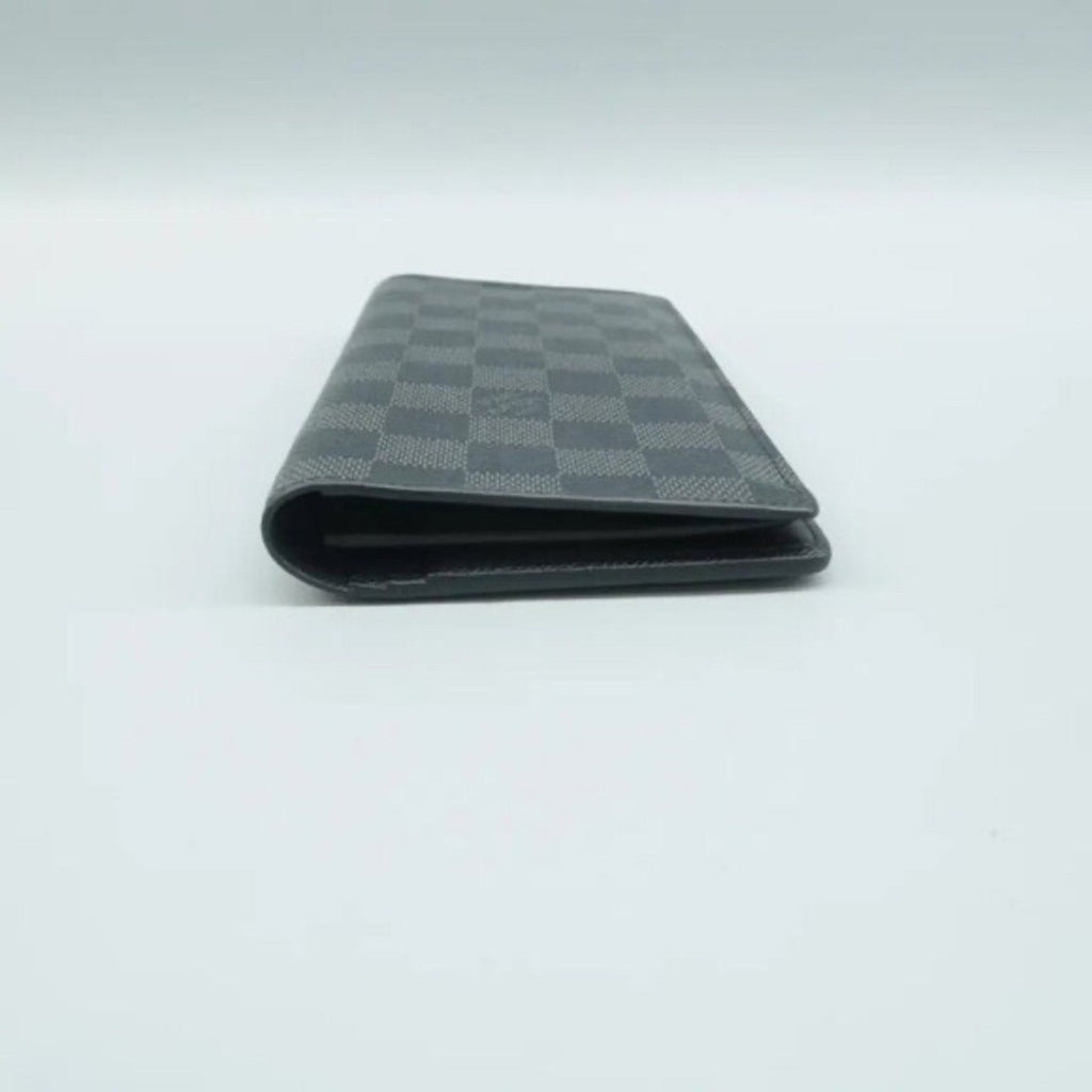 Louis Vuitton Brazza Black Damier Graphite Canvas Wallet