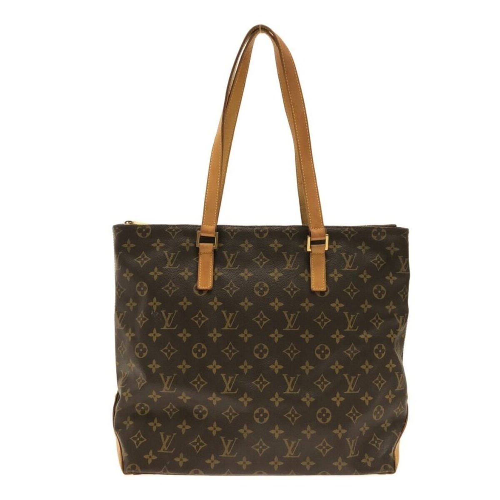 LOUIS VUITTON Cabas Mezzo Brown Monogram Tote Bag