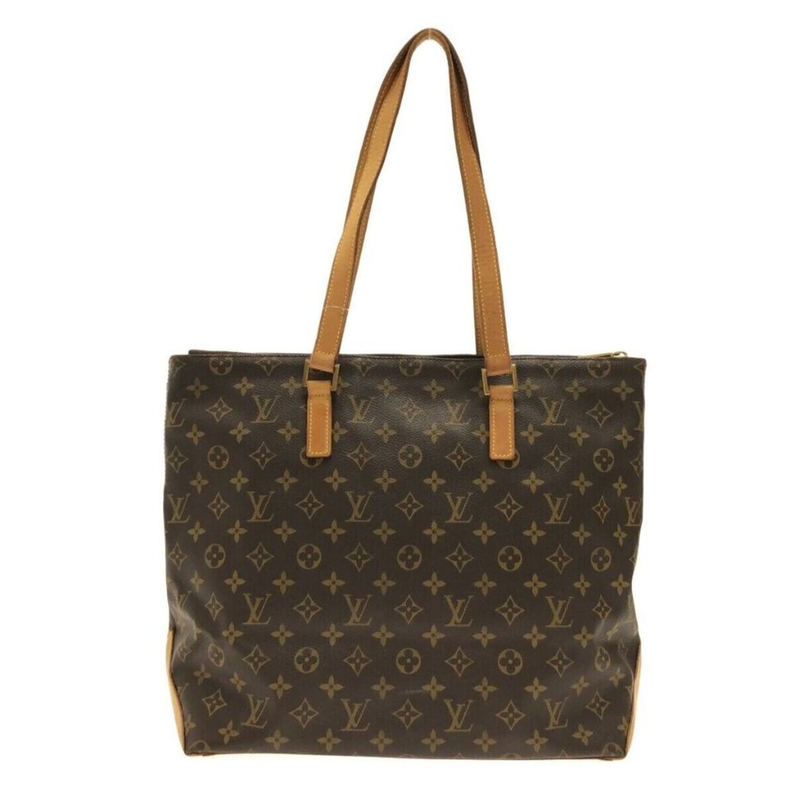 LOUIS VUITTON Cabas Mezzo Brown Monogram Tote Bag
