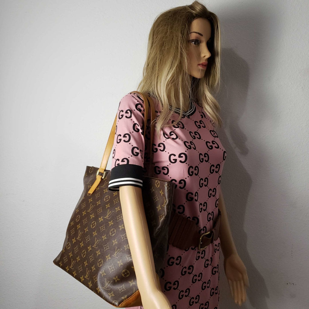 Louis Vuitton Cabas Mezzo Monogram Tote Bag