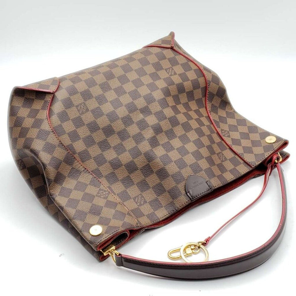 Louis Vuitton Caissa Brown Damier Ebene Canvas Shoulder Bag