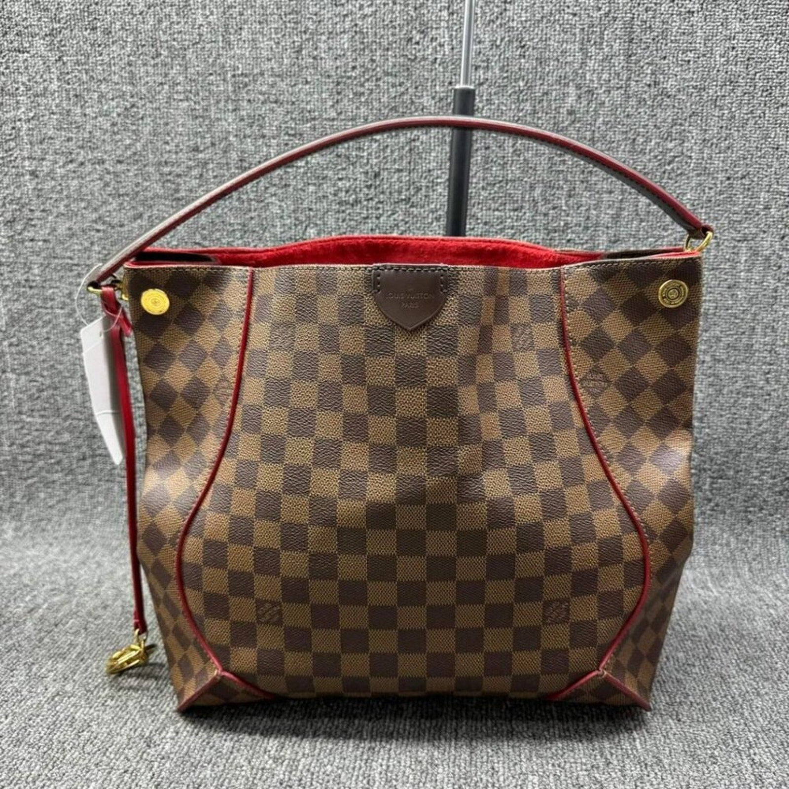 Louis Vuitton Caissa Brown Damier Ebene Canvas Shoulder Bag