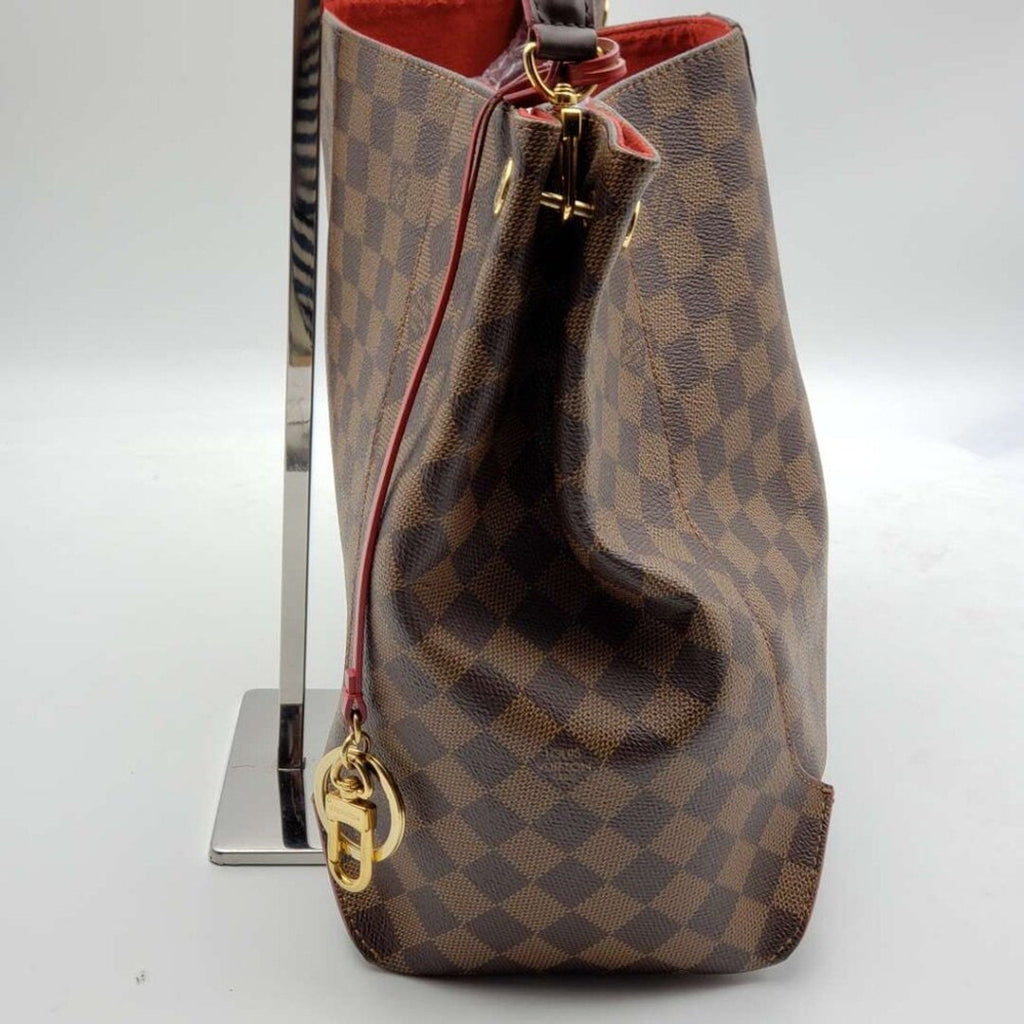 Louis Vuitton Caissa Brown Damier Ebene Canvas Shoulder Bag