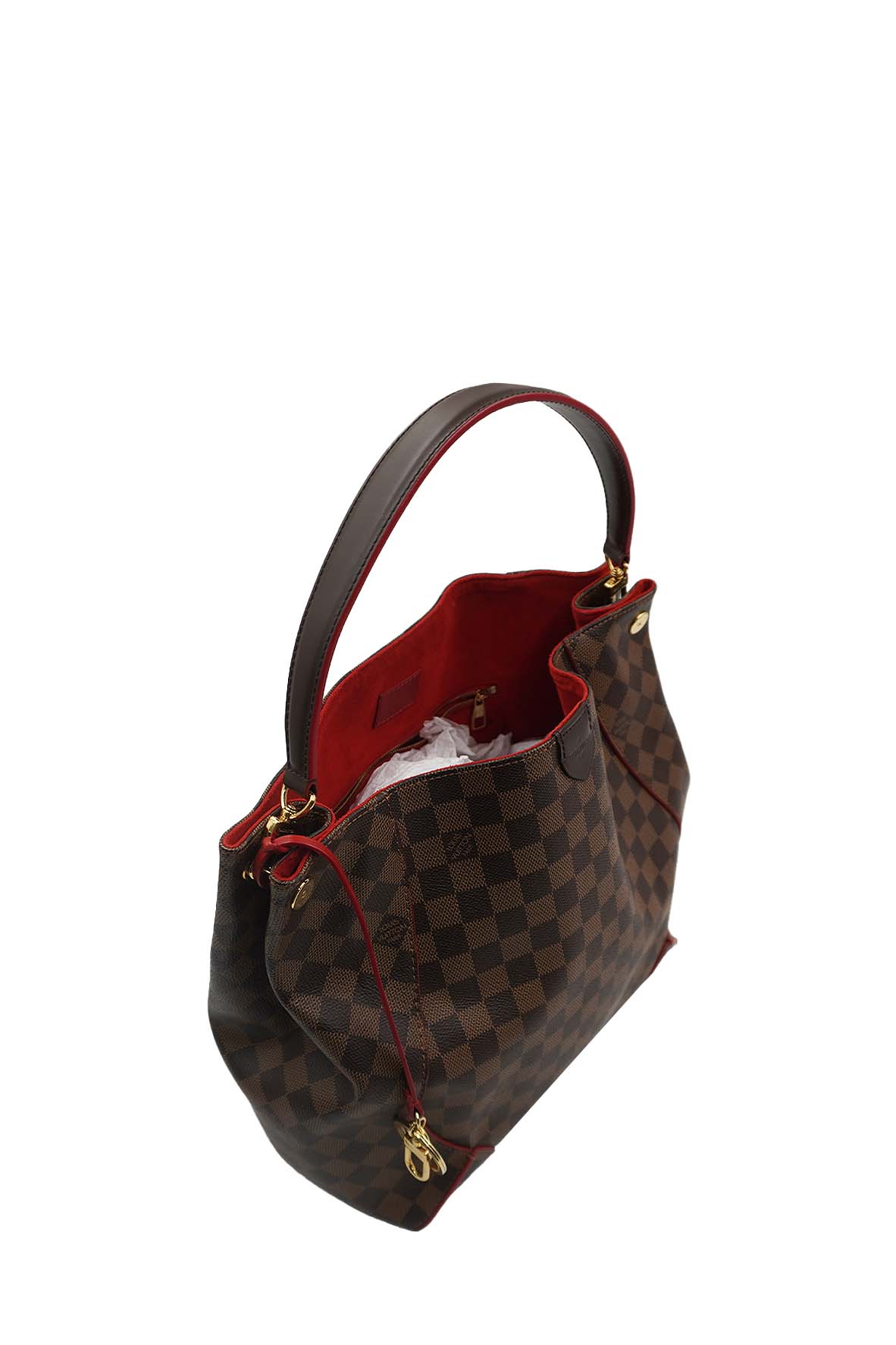Damier Ebene Caissa Hobo Multicolor
