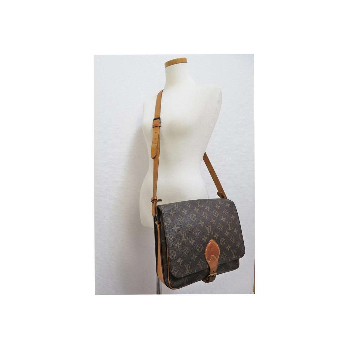 LOUIS VUITTON Cartouchiere GM Monogram Crossbody Bag