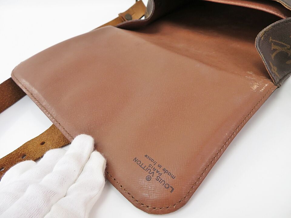 LOUIS VUITTON Cartouchiere MM Monogram Crossbody Bag