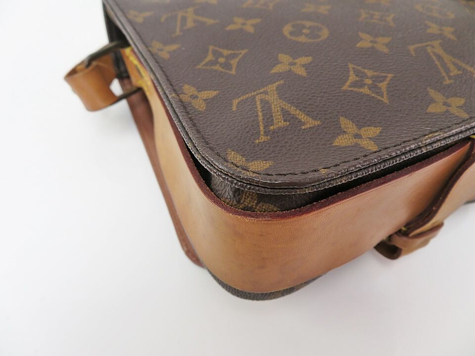 LOUIS VUITTON Cartouchiere MM Monogram Crossbody Bag