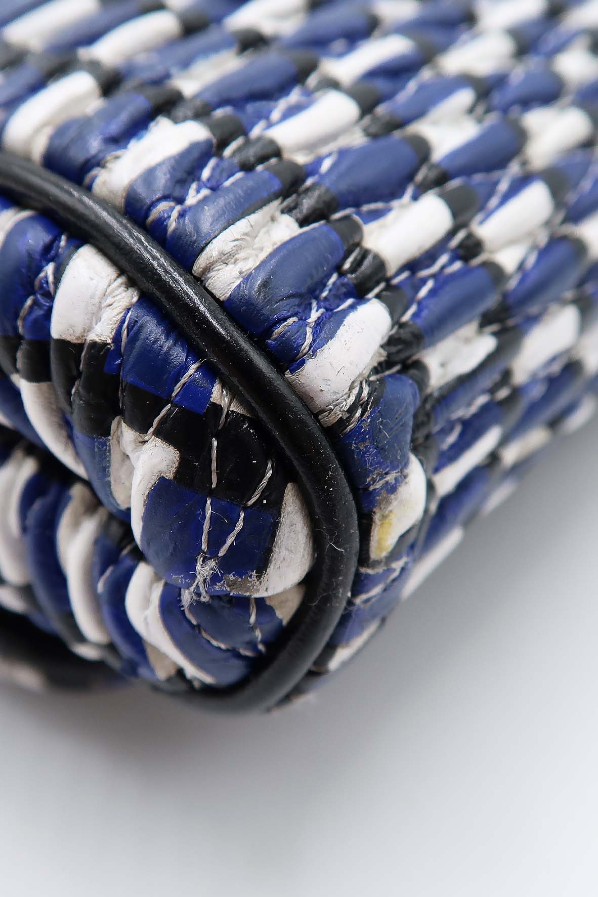 Chain Louise Smock Clutch Blue, Multi