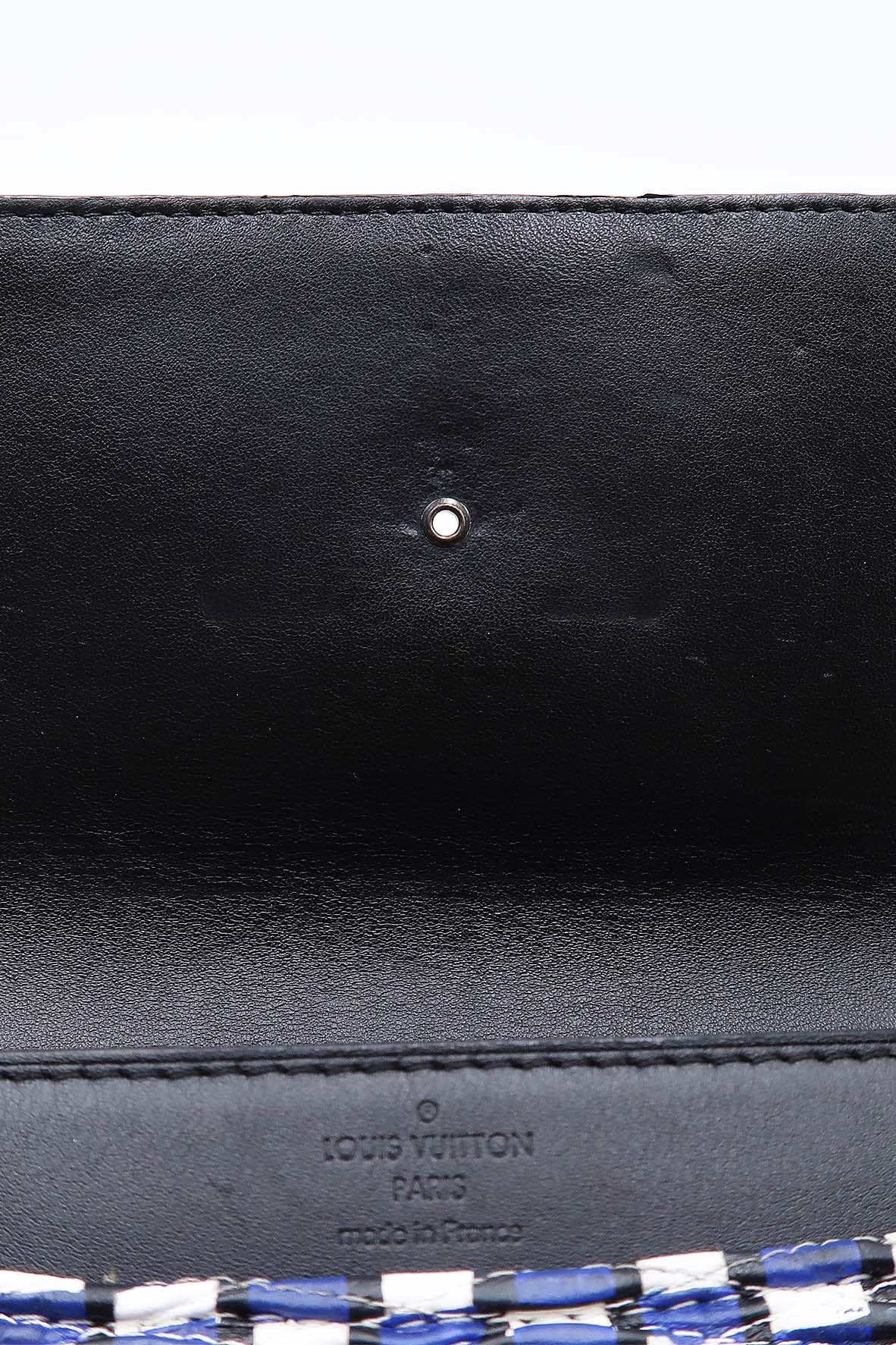 Chain Louise Smock Clutch Blue, Multi