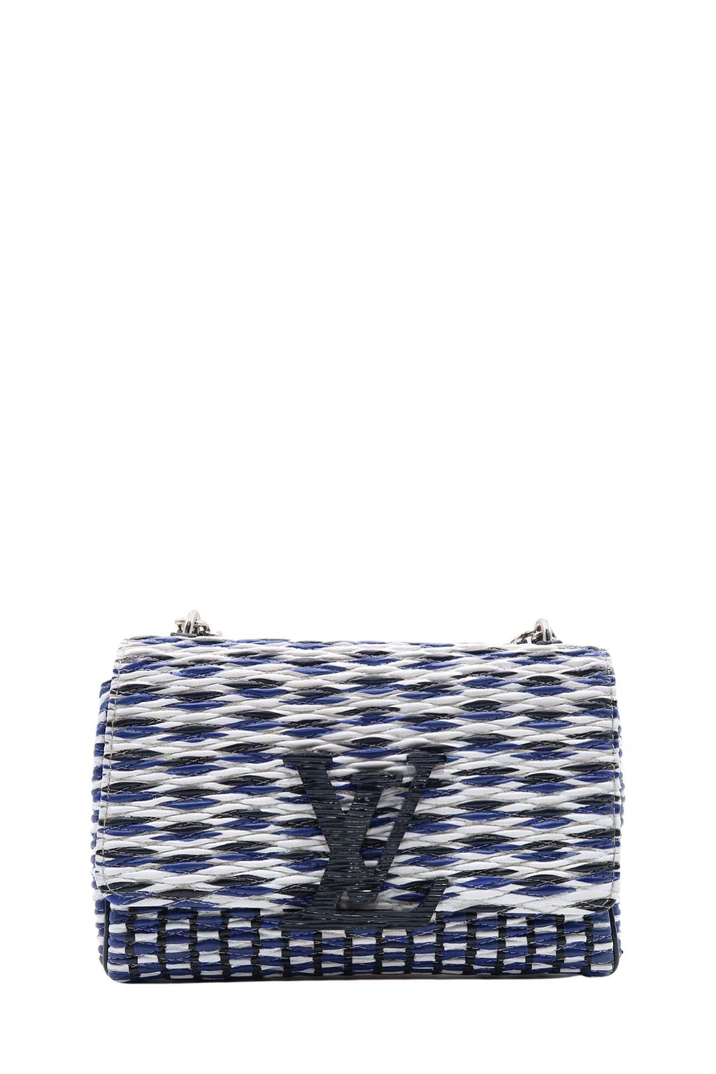 Chain Louise Smock Clutch Blue, Multi