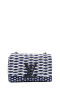 Chain Louise Smock Clutch Blue, Multi