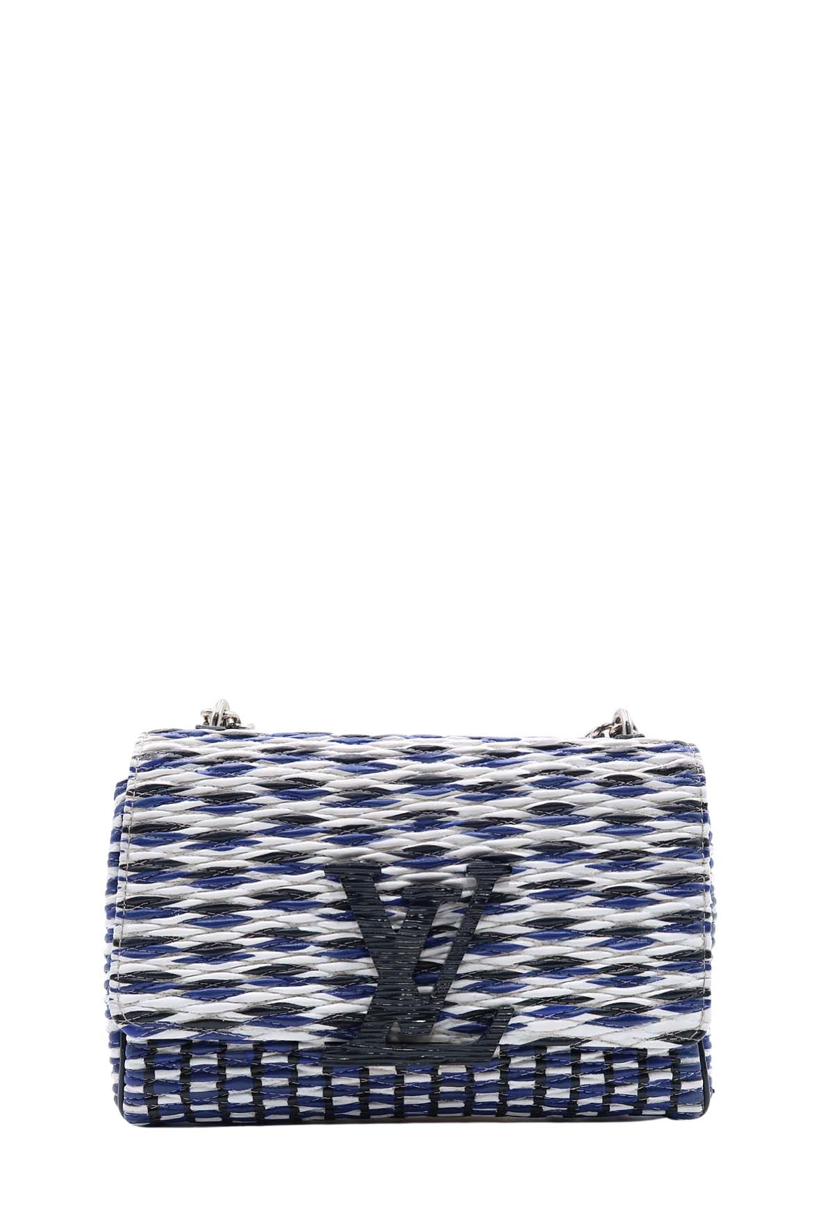Chain Louise Smock Clutch Blue, Multi