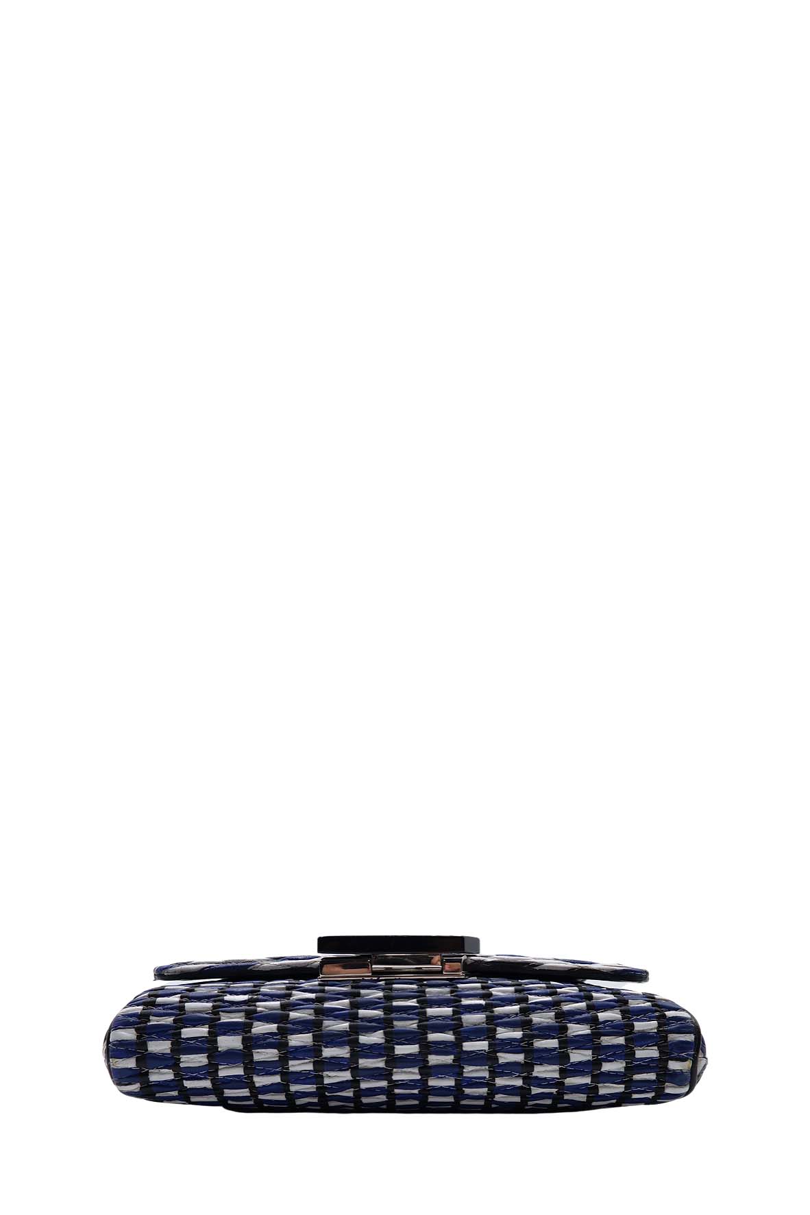 Chain Louise Smock Clutch Blue, Multi