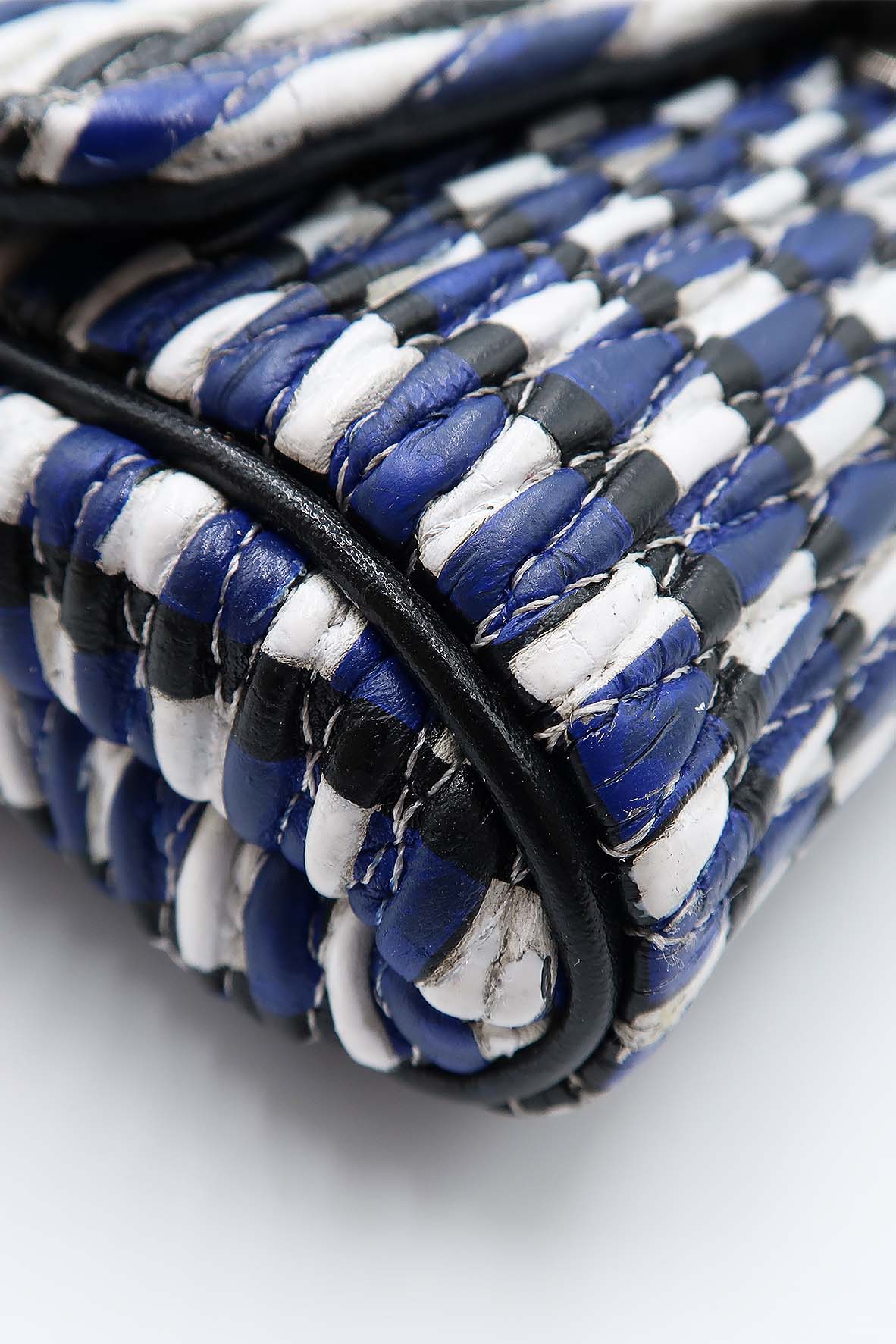 Chain Louise Smock Clutch Blue, Multi