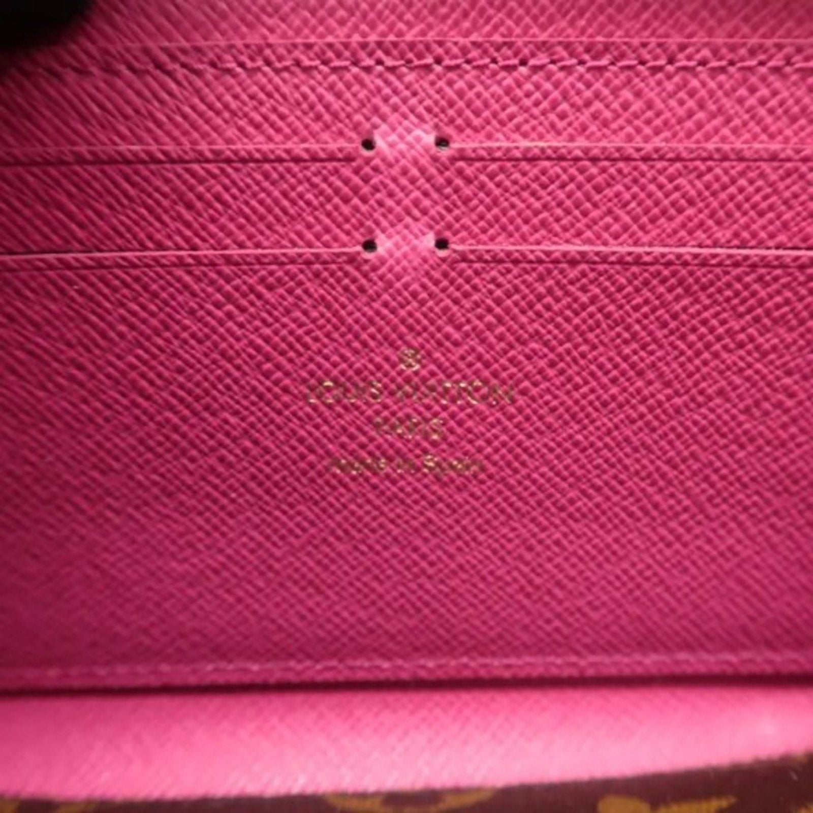 Louis Vuitton Clemence Brown Monogram Canvas Wallet