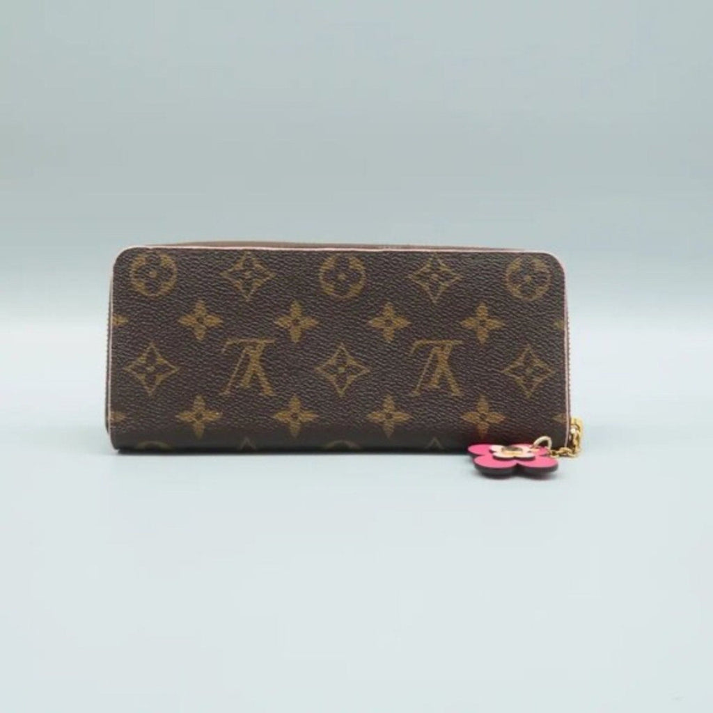 Louis Vuitton Clemence Brown Monogram Canvas Wallet