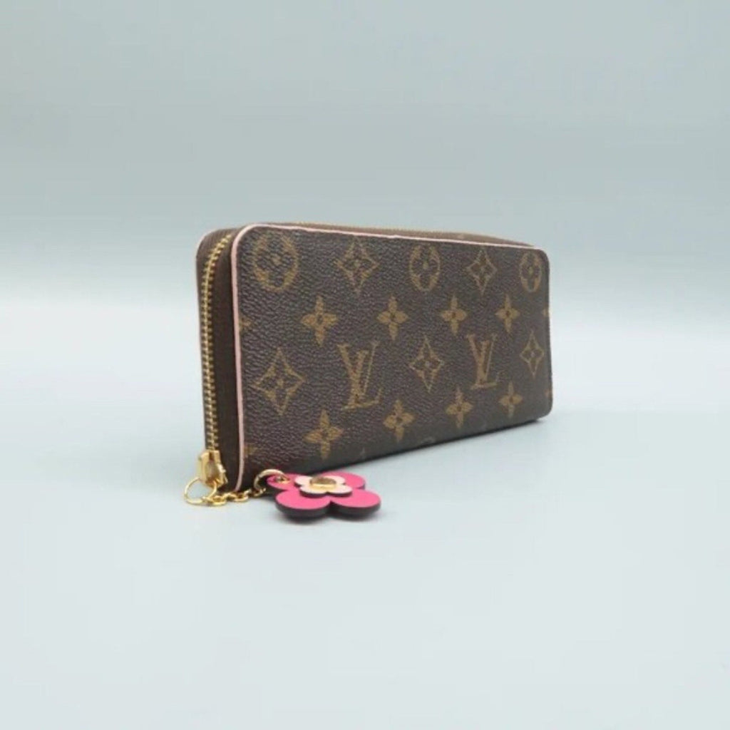 Louis Vuitton Clemence Brown Monogram Canvas Wallet