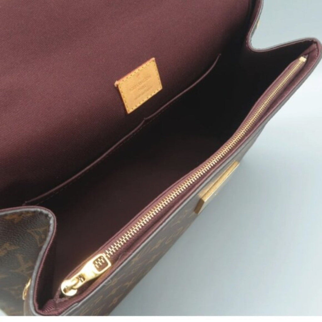 Louis Vuitton Cluny Brown Monogram Canvas Satchel