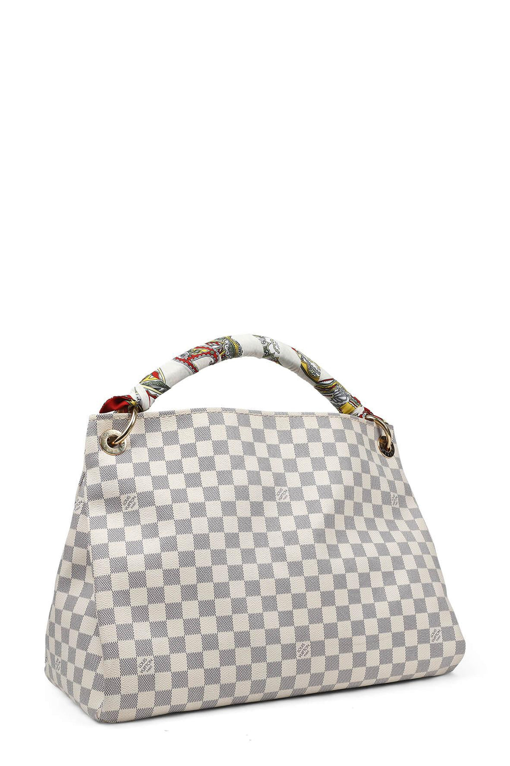 Damier Azur Artsy MM with Handle Wrap