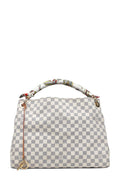 Damier Azur Artsy MM with Handle Wrap