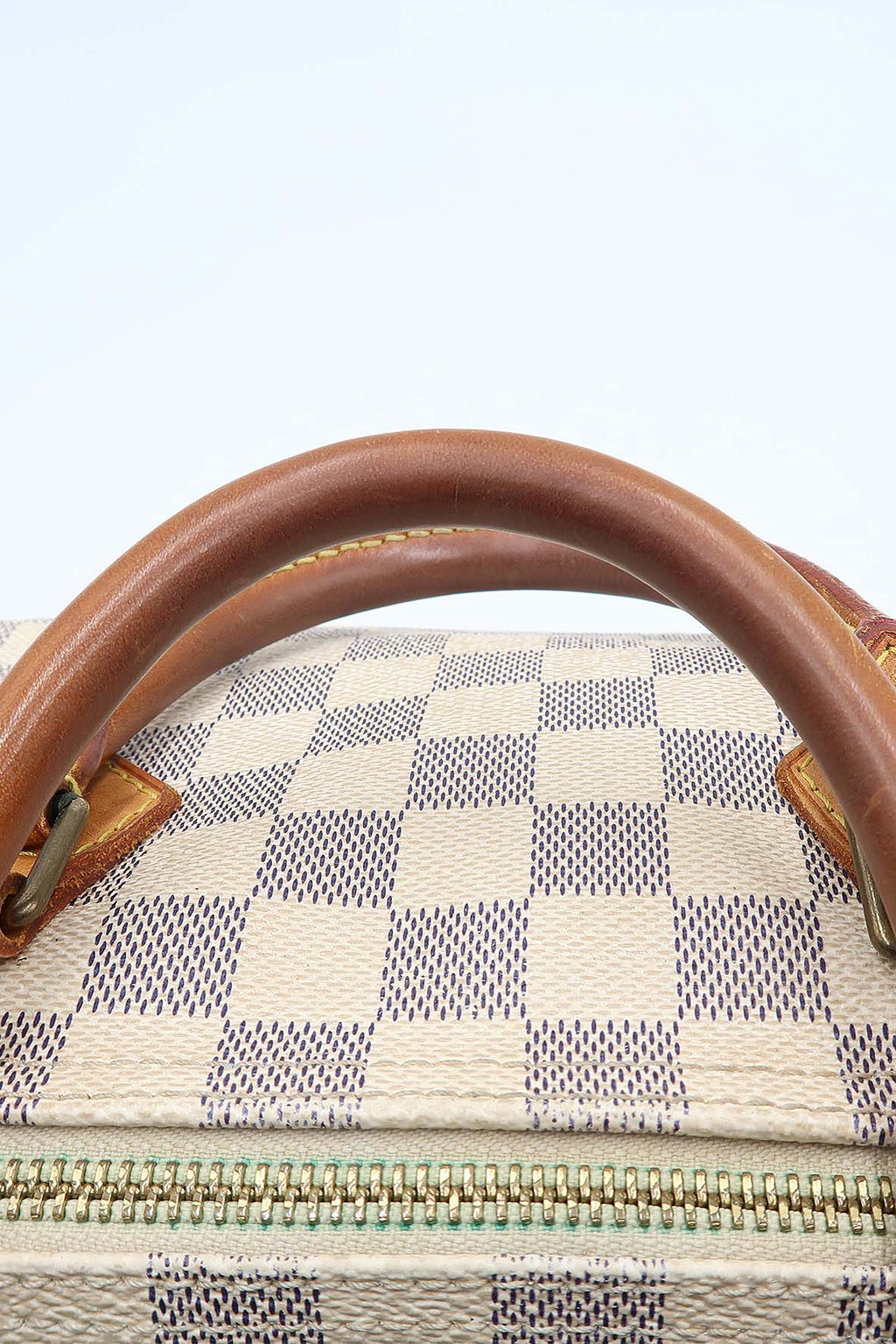 Damier Azur Speedy 30 White, Grey