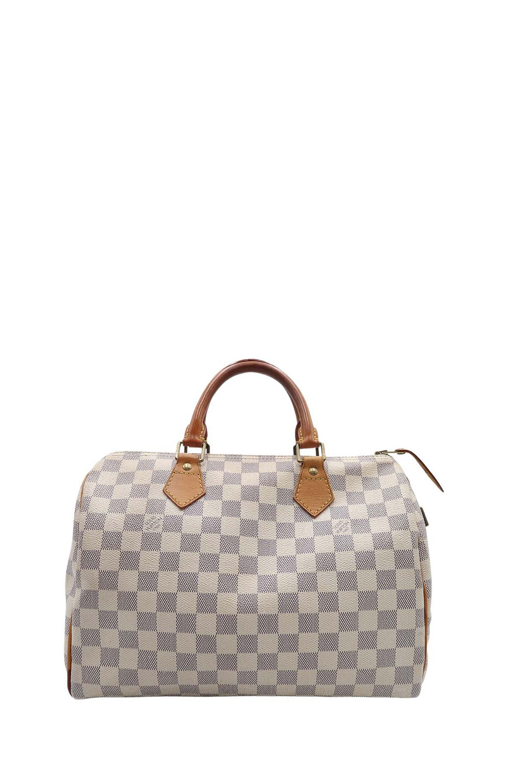 Damier Azur Speedy 30 White, Grey