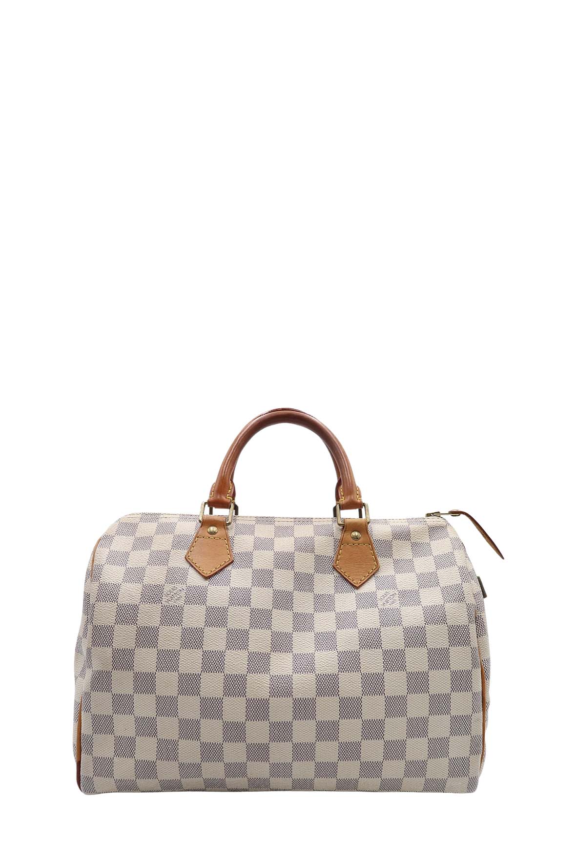 Damier Azur Speedy 30 White, Grey