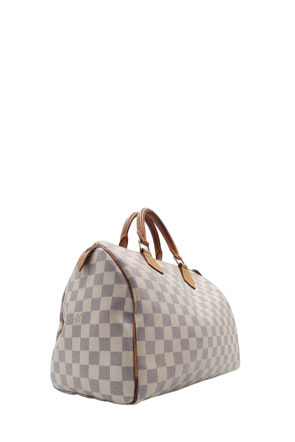 Damier Azur Speedy 30 White, Grey