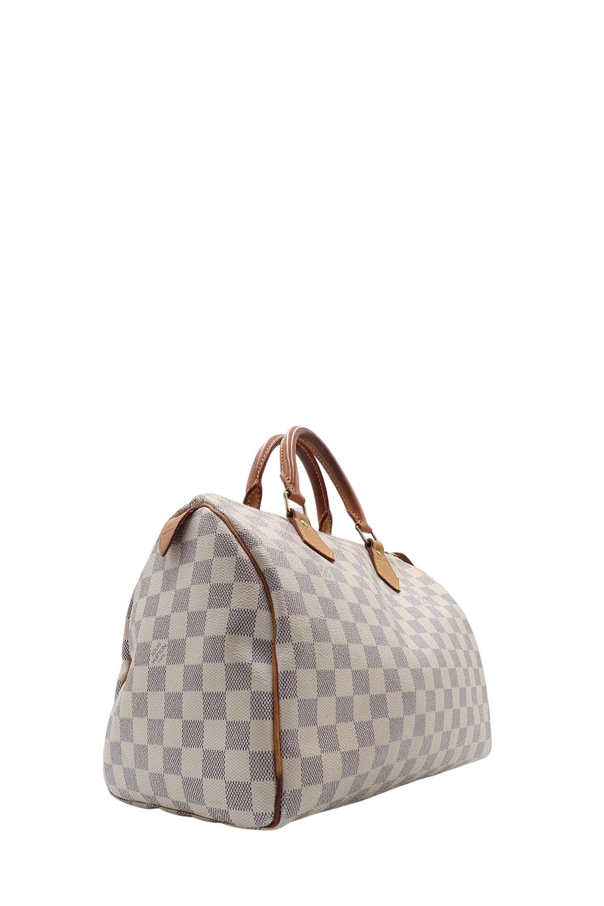 Damier Azur Speedy 30 White, Grey