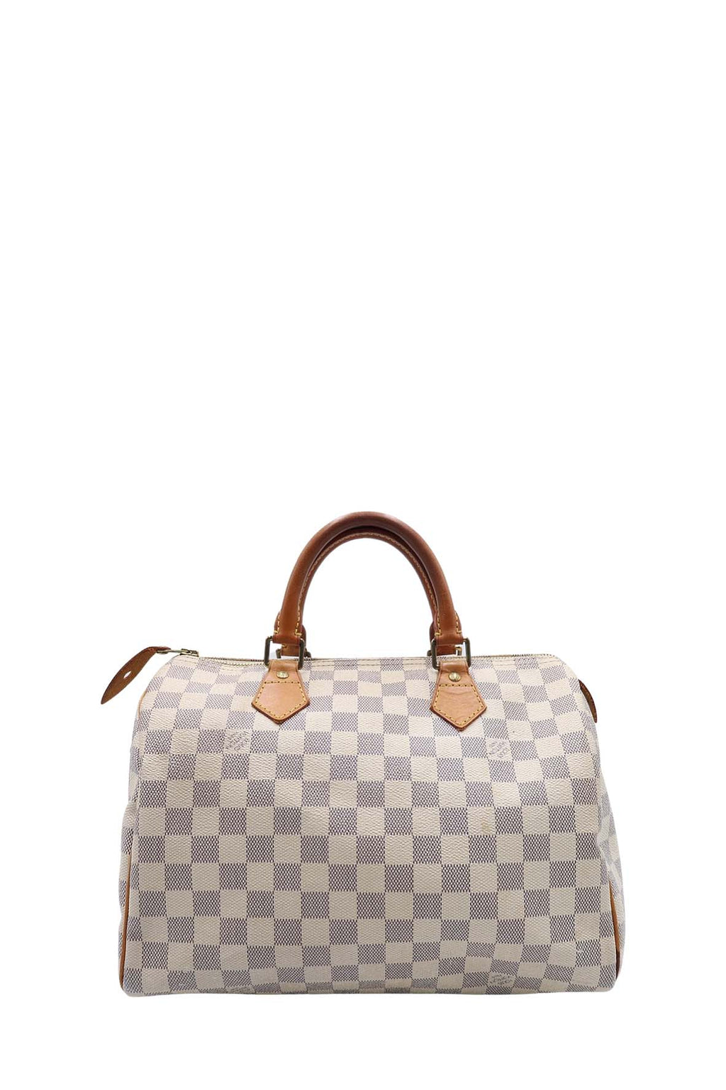 Damier Azur Speedy 30 White, Grey
