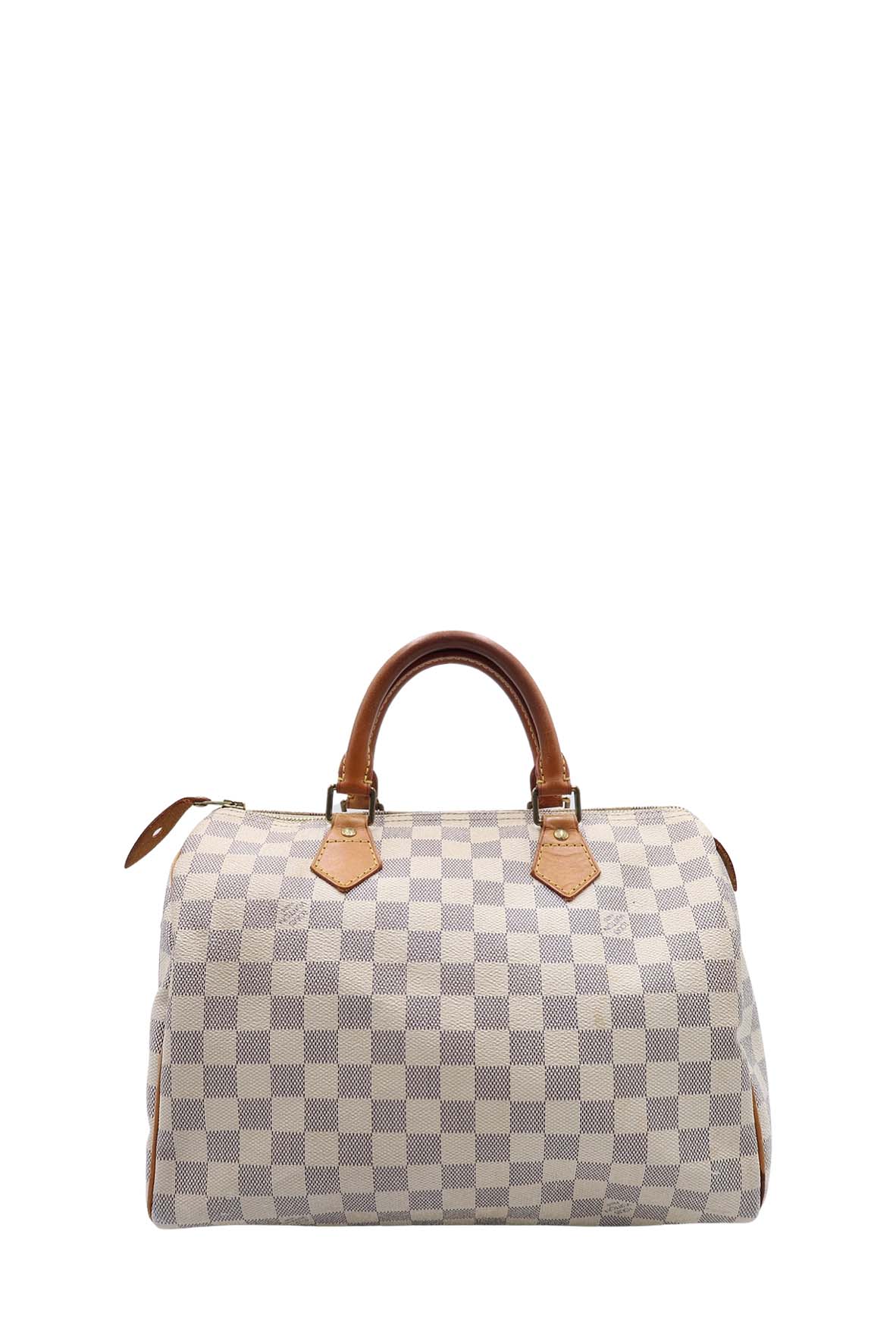 Damier Azur Speedy 30 White, Grey