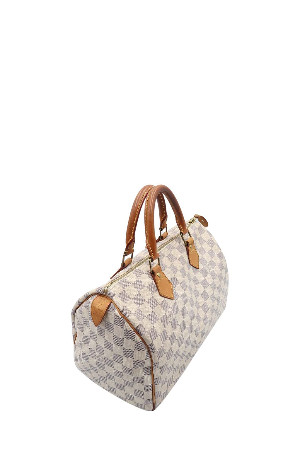 Damier Azur Speedy 30 White, Grey