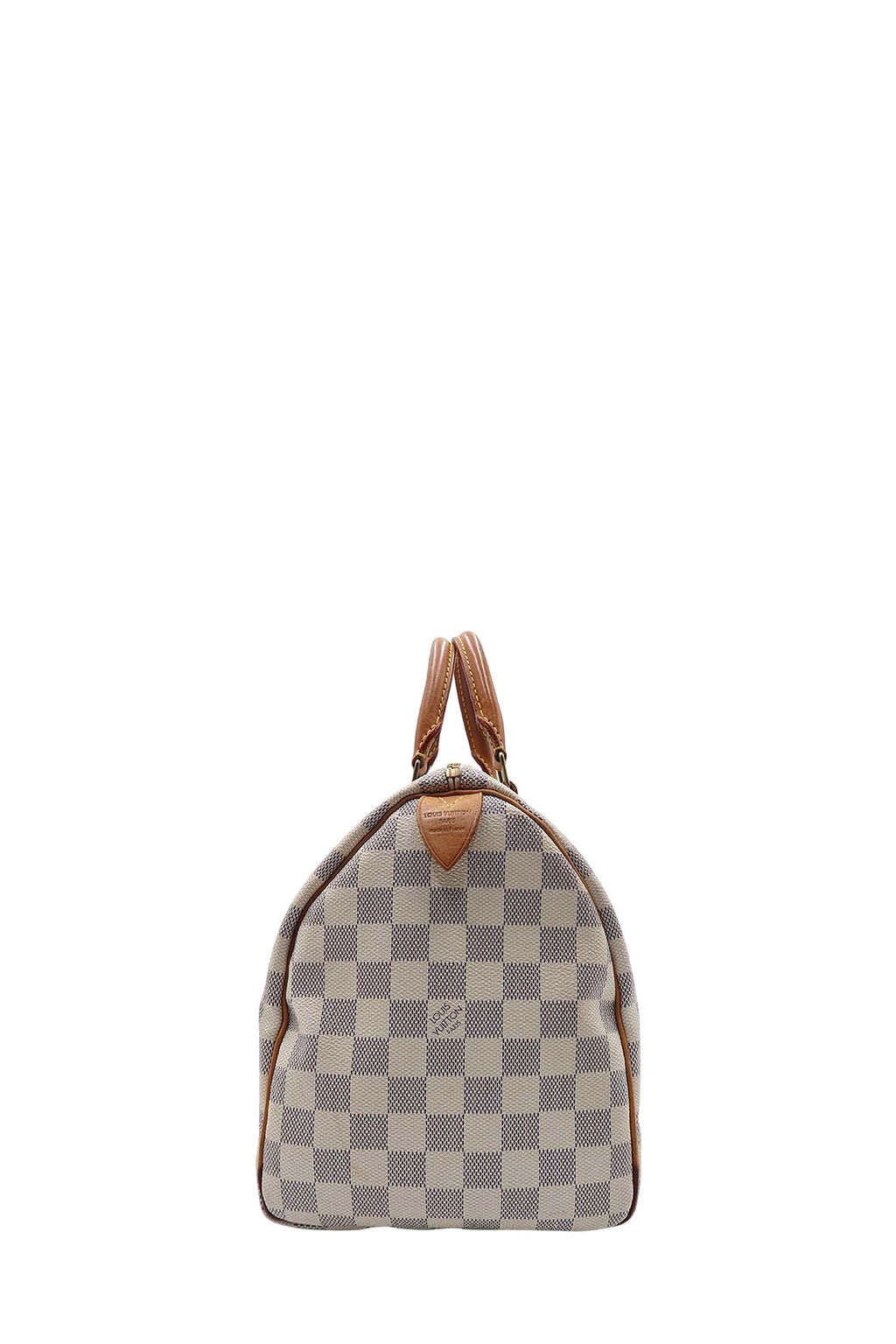 Damier Azur Speedy 30 White, Grey