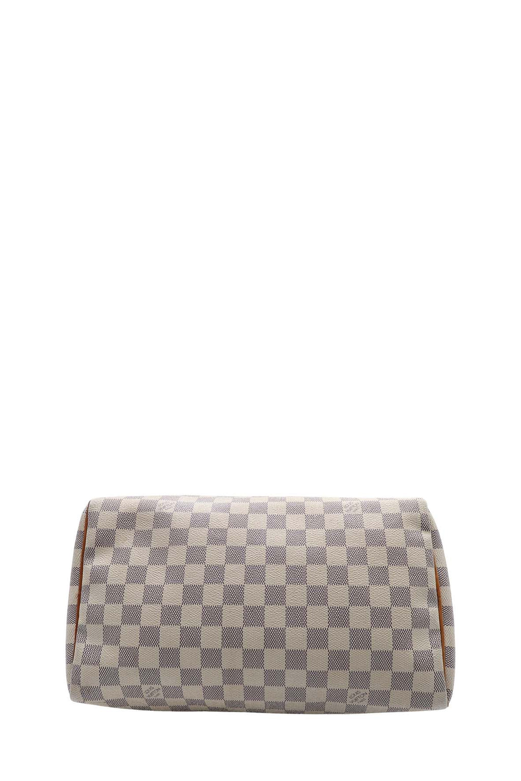 Damier Azur Speedy 30 White, Grey