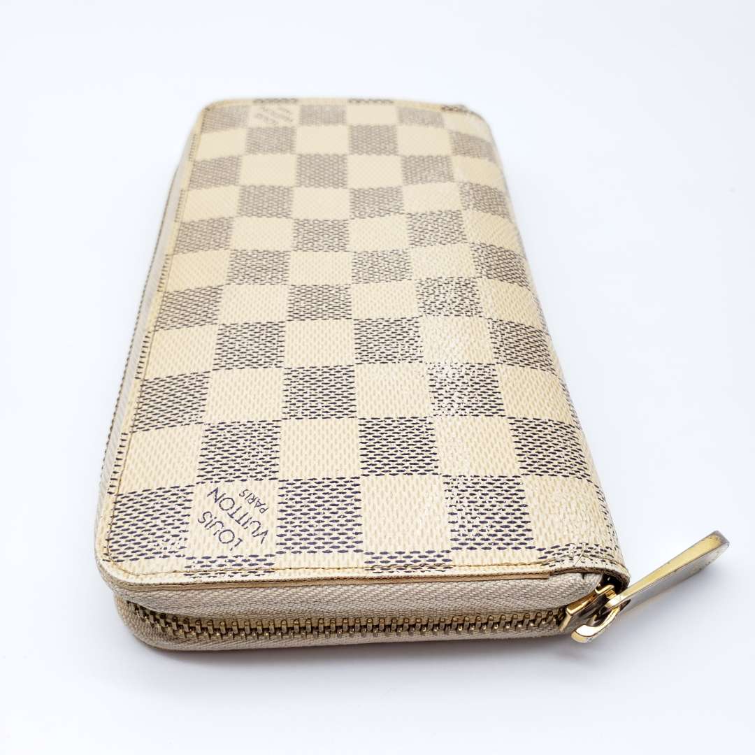 Louis Vuitton Damier Azur Zippy Zip Wallet