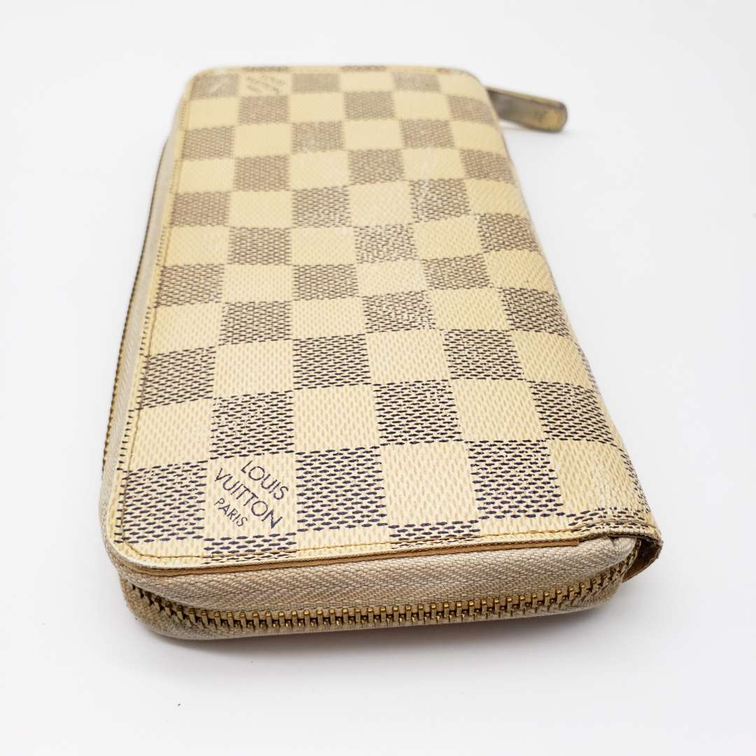 Louis Vuitton Damier Azur Zippy Zip Wallet