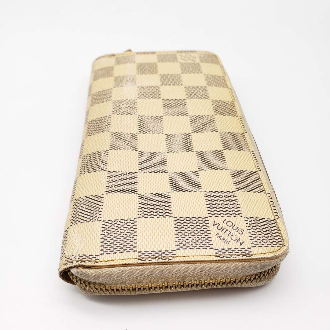Louis Vuitton Damier Azur Zippy Zip Wallet