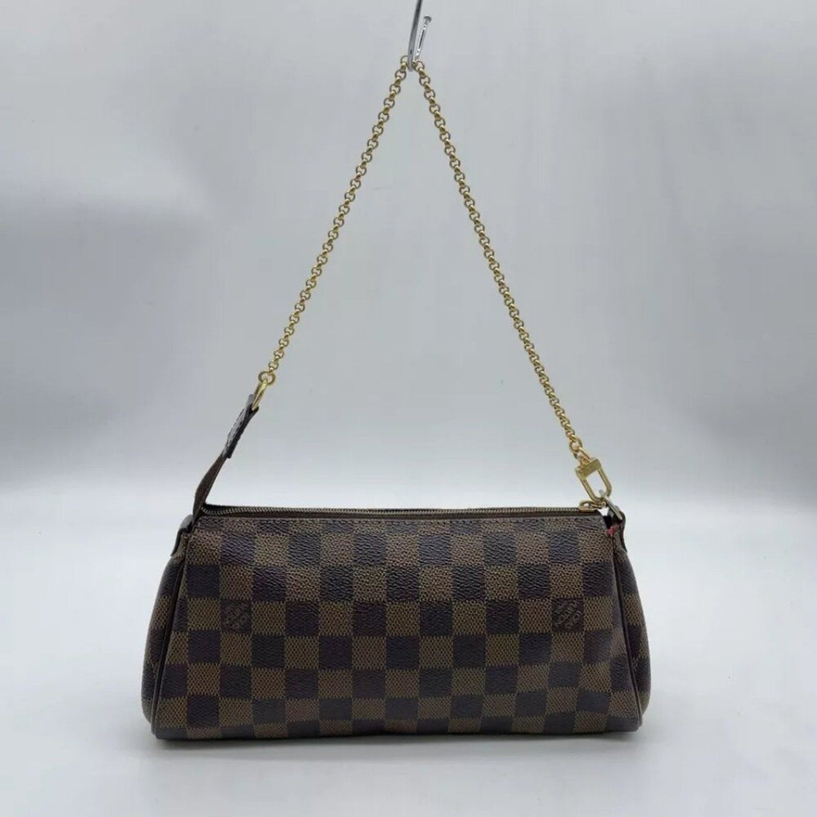 Louis Vuitton Damier Ebene Eva Shoulder Bag W/box