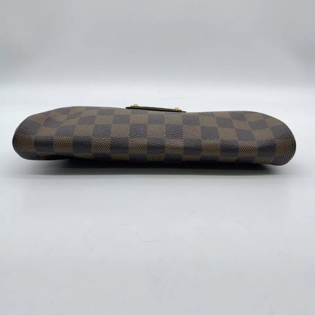 Louis Vuitton Damier Ebene Eva Shoulder Bag W/box