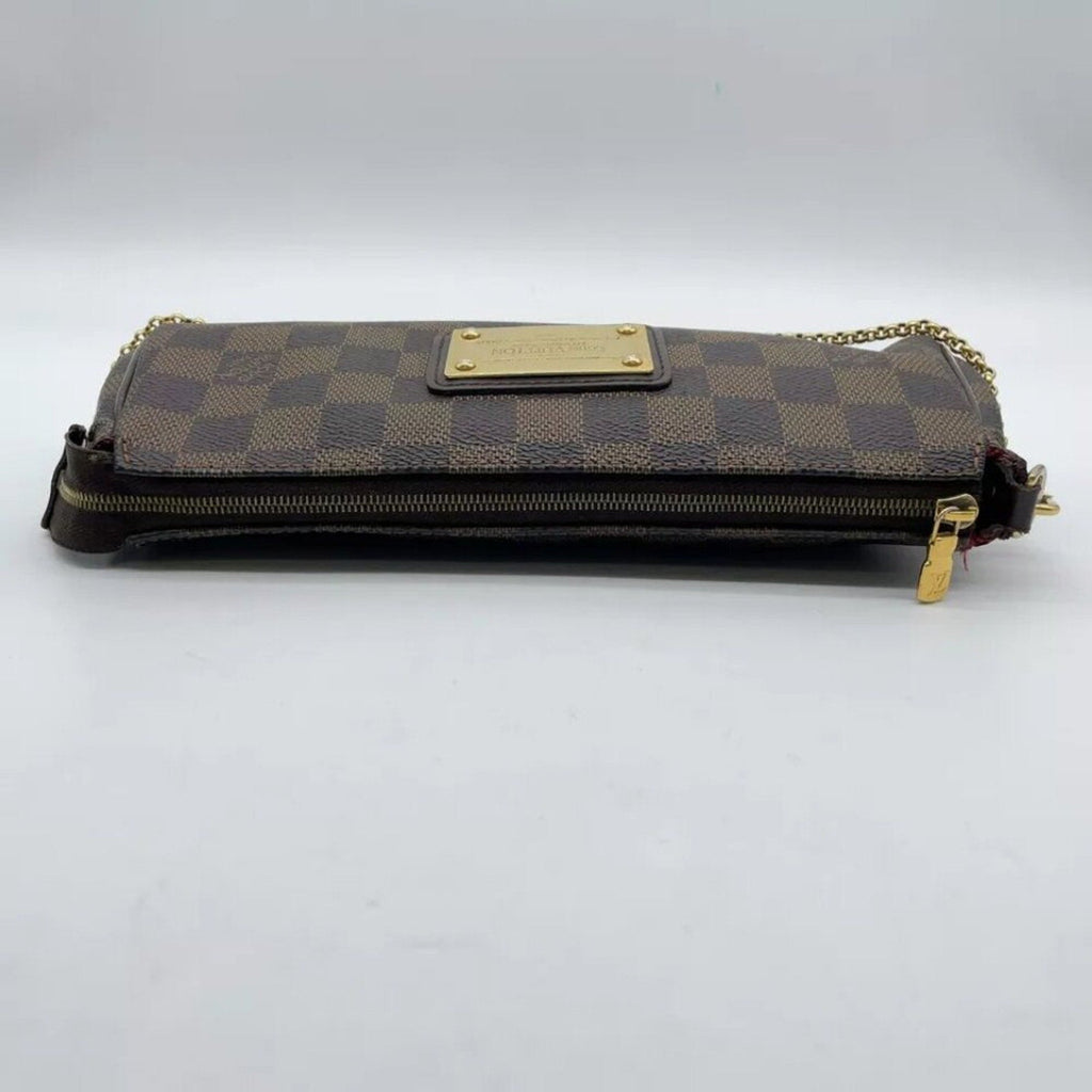 Louis Vuitton Damier Ebene Eva Shoulder Bag W/box