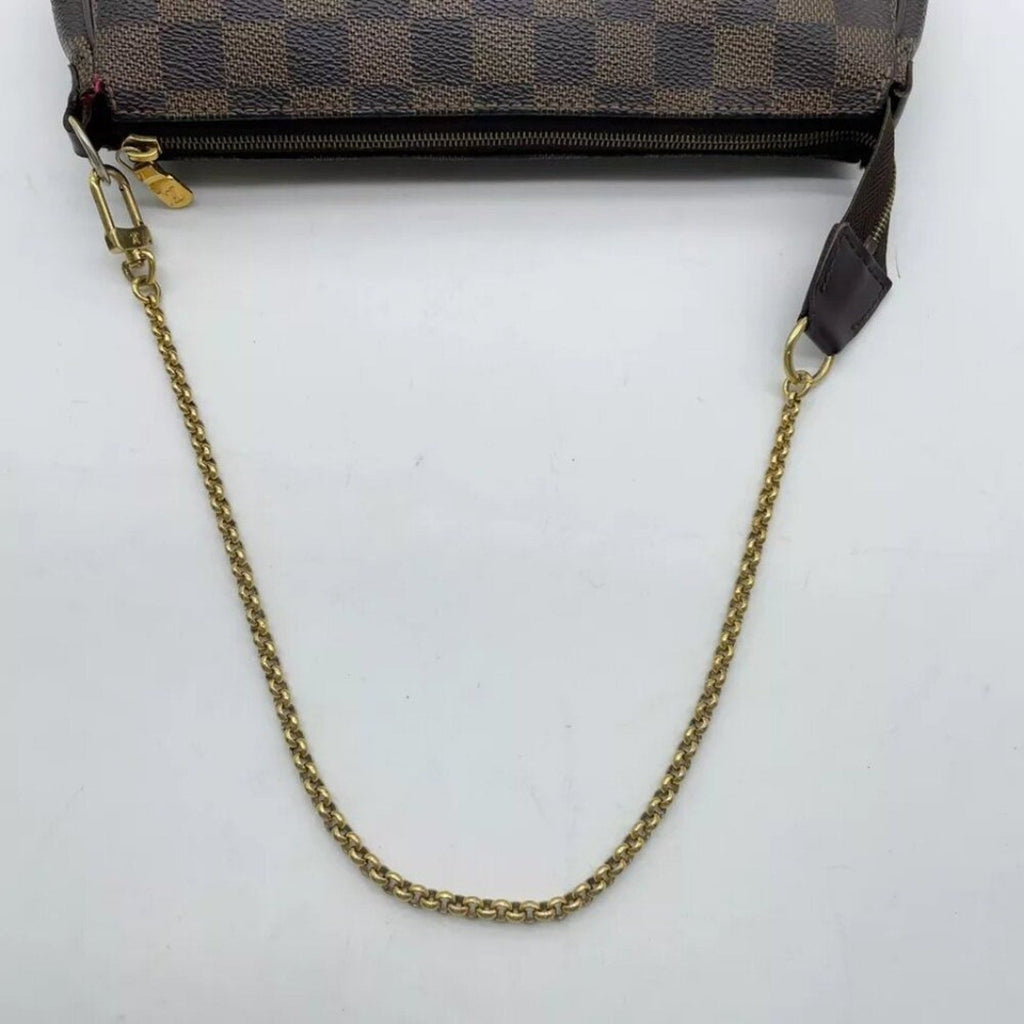 Louis Vuitton Damier Ebene Eva Shoulder Bag W/box