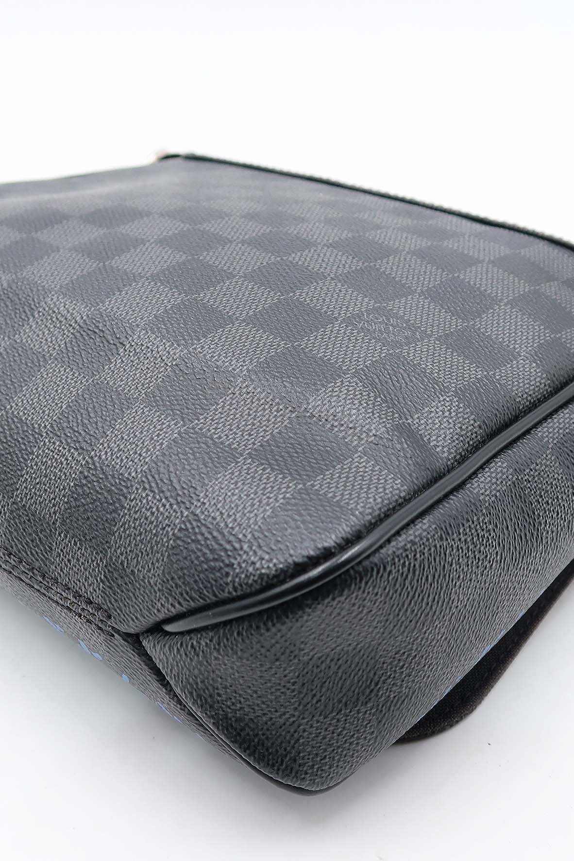 Damier Graphite Christopher Nemeth Rope District PM Black Blue