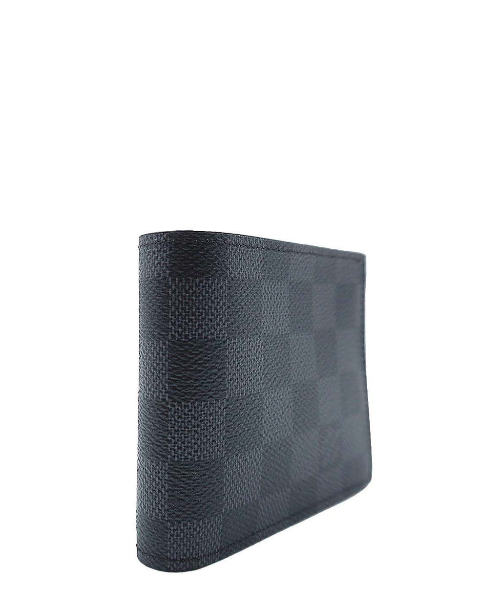 Damier Graphite Pattern Calfskin Marco Wallet Black, Grey, Multicolor