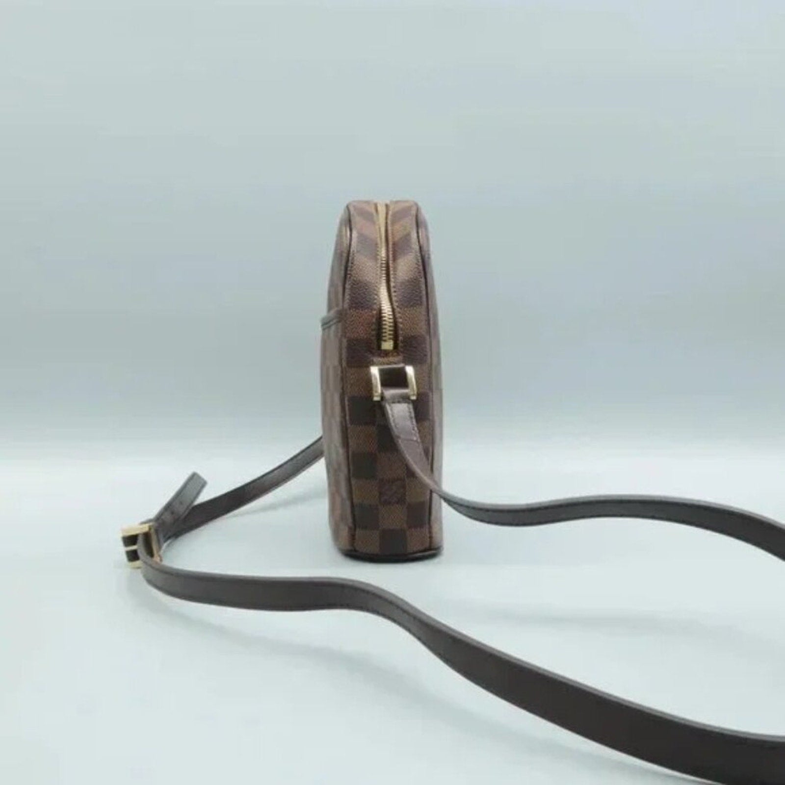 Louis Vuitton Drouot Brown Damier Ebene Canvas Shoulder Bag