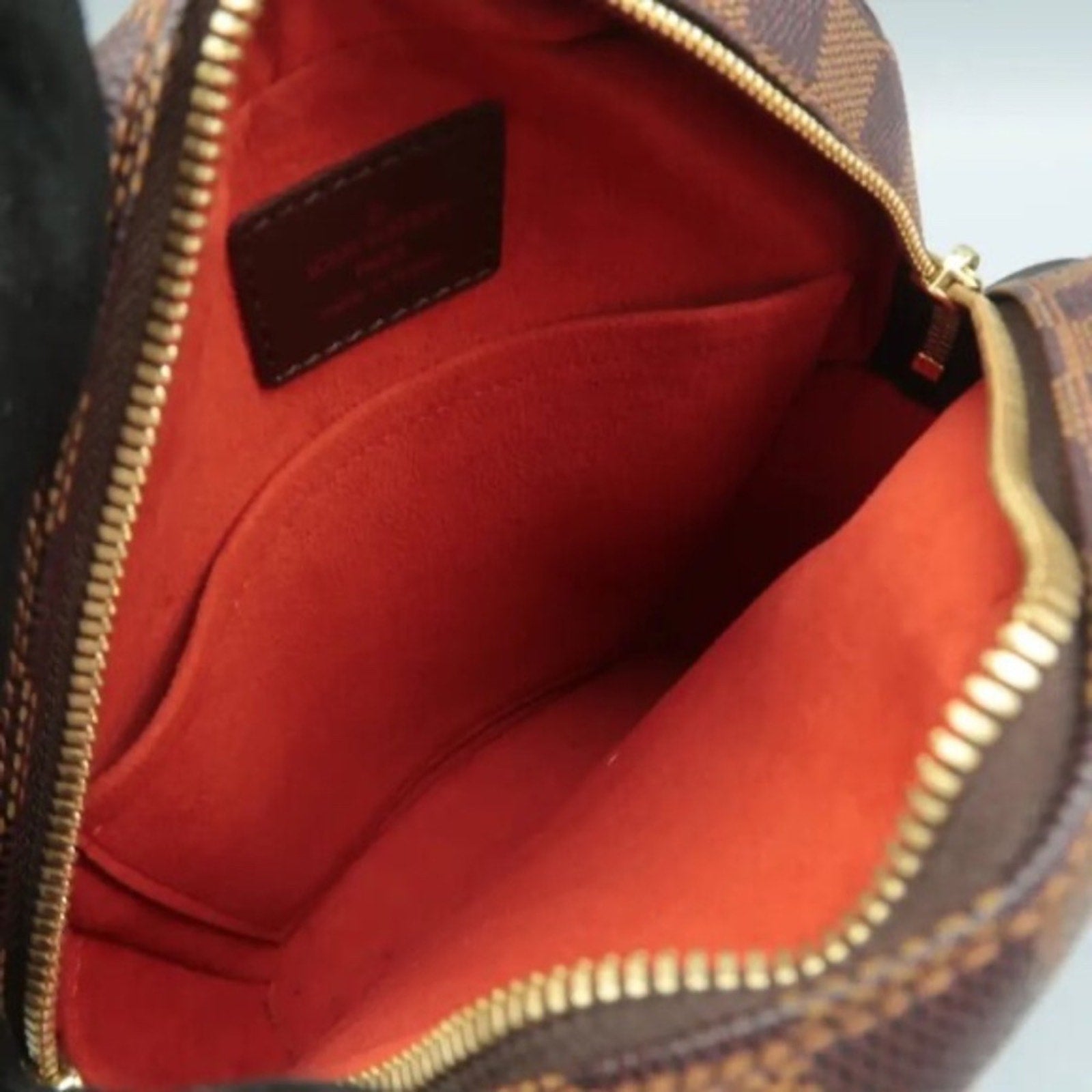 Louis Vuitton Drouot Brown Damier Ebene Canvas Shoulder Bag